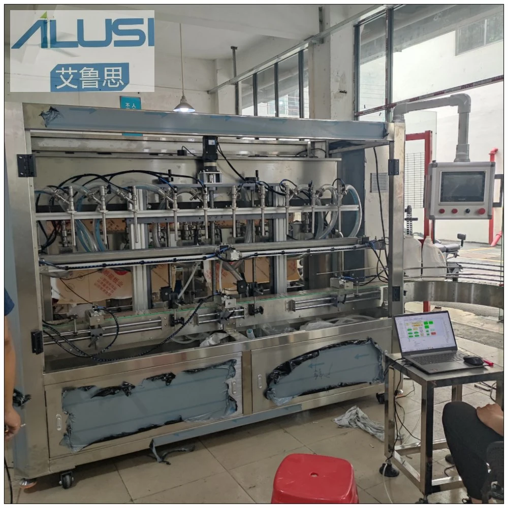 Chemical and Other Industries Automatic Ten Head Paste Filling Machine