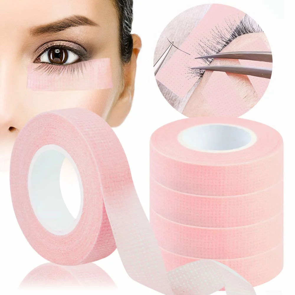 Breathable Eyelash Tapes Water Proof Non-Woven Customized Colored Lash Extension Tape