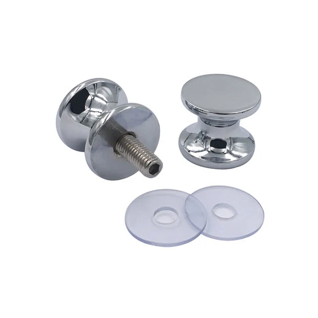 High quality/High cost performance Bathroom Door Knobs Glass Solid Stainless Steel Grip Handle