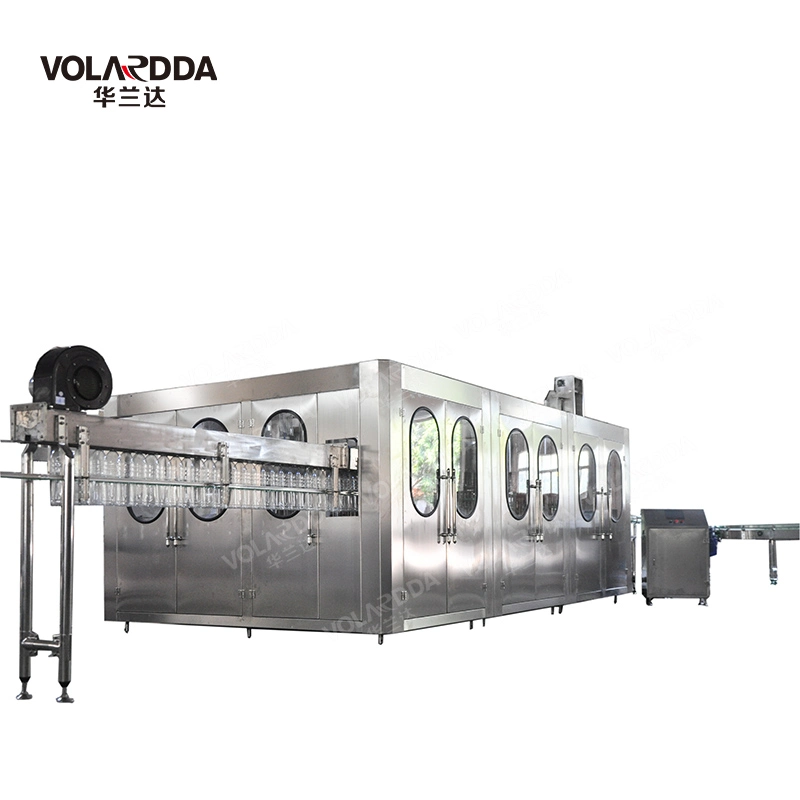 Complete Bottle Pure Drinking Water Beverage Liquid Filling Bottling Packing Machine Production Line