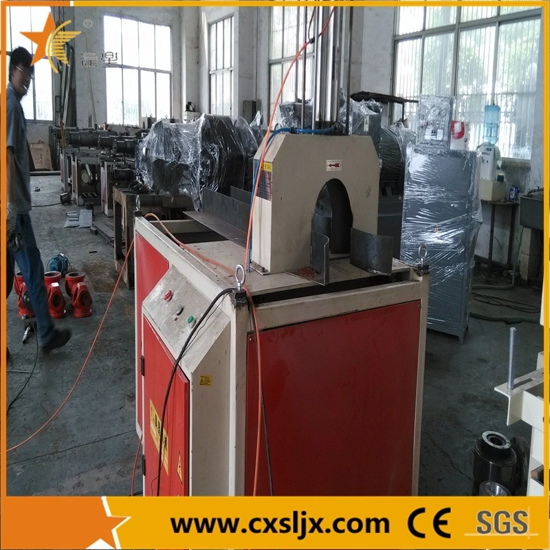 High Extruding Speed PVC Profile Extrusion Line Machine with Conical Twin Extruder