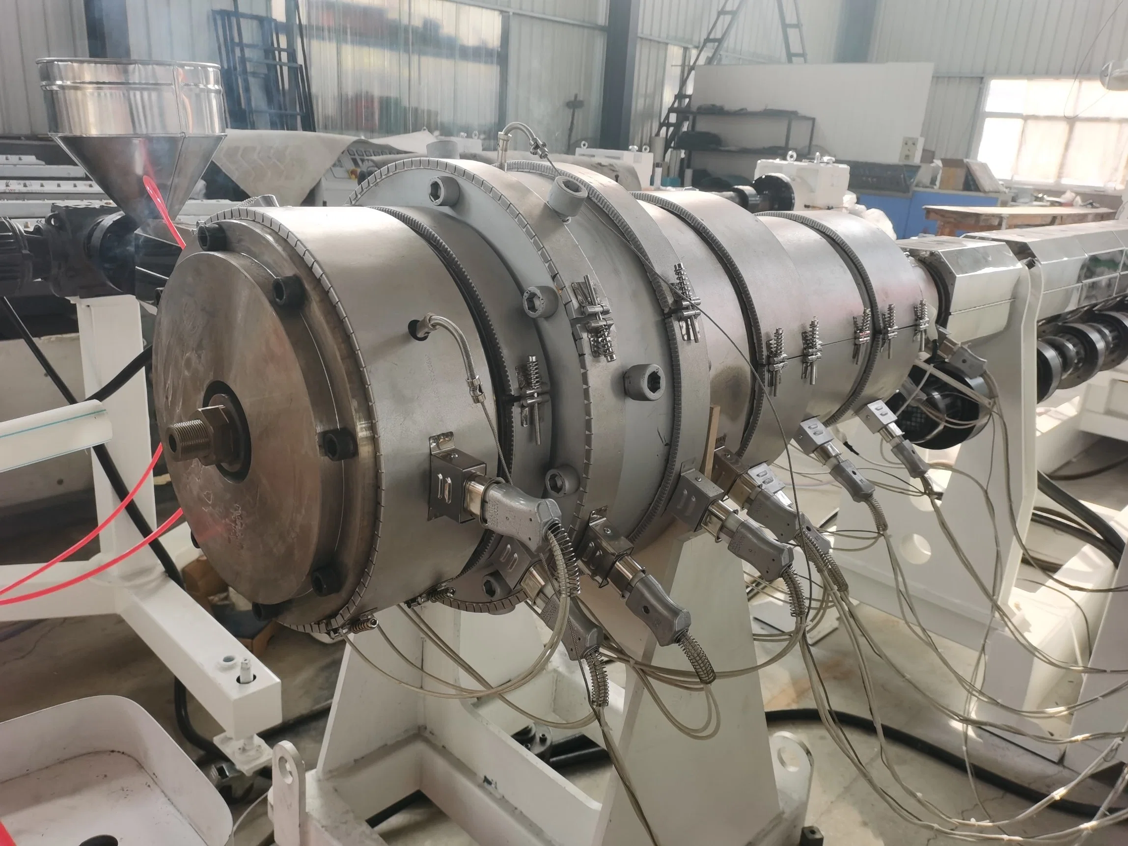 Large Diameter 630 mm PPR Agriculture Drain Water Supply and Gas Tube PE Pipe Extruder Production Extrusion Machinery Line