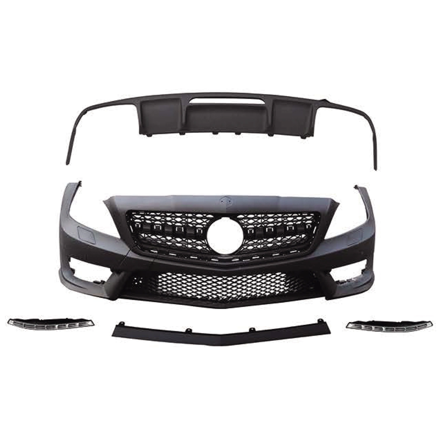 W218 Cls 2011-2014 Upgrade Cls63 Bodykit Bumper Front Bumper Hood Rear Diffuser