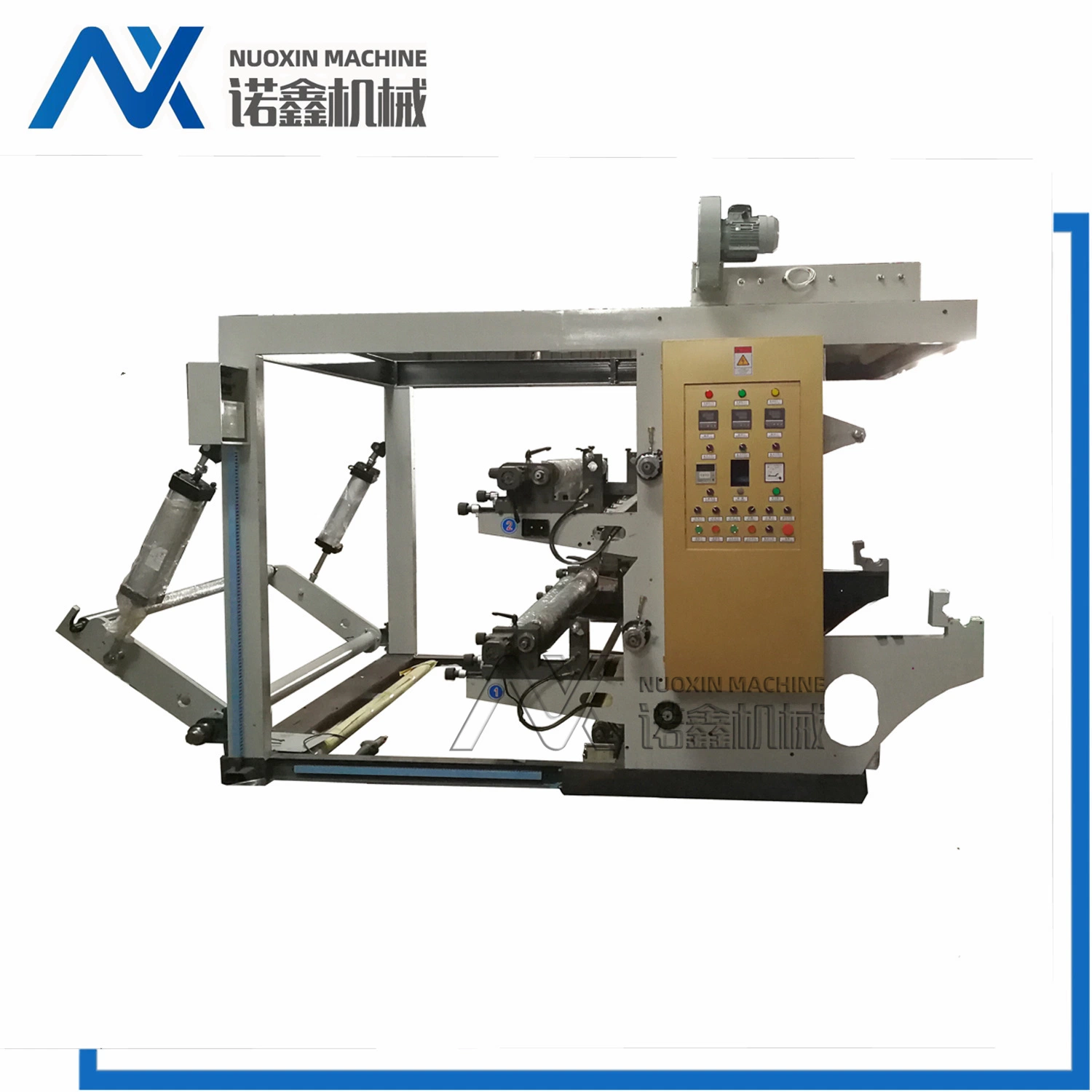 2 Color Flexographic Printing Machine for Non Woven/PP Woven (Straight gear)