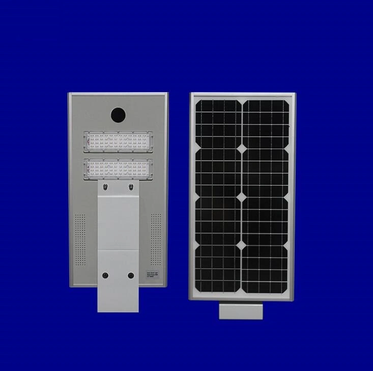 Intelligent Pure White 30W Integrated LED Solar Street Light Lamp