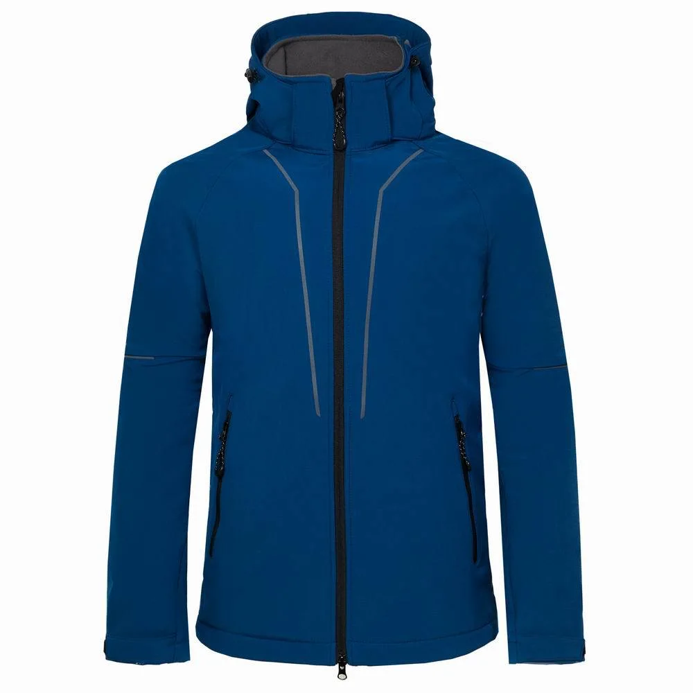 Hot Sale Men Line Soft Shell Windproof Jackets Wear for Mens Outdoor Climbing Custom Logo Hooded Waterproof Softshell Jacket