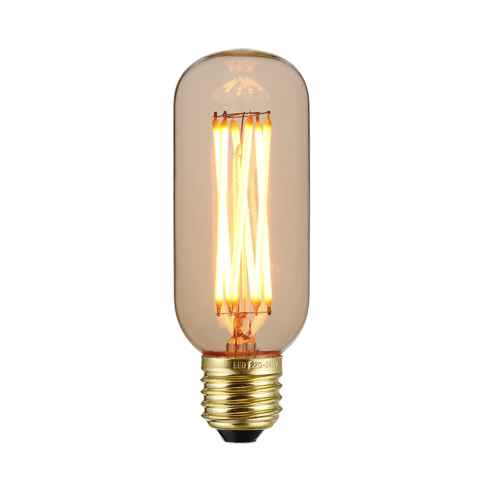 Lâmpada LED vintage lâmpada filamento T45 lâmpada 4W 220V com CE