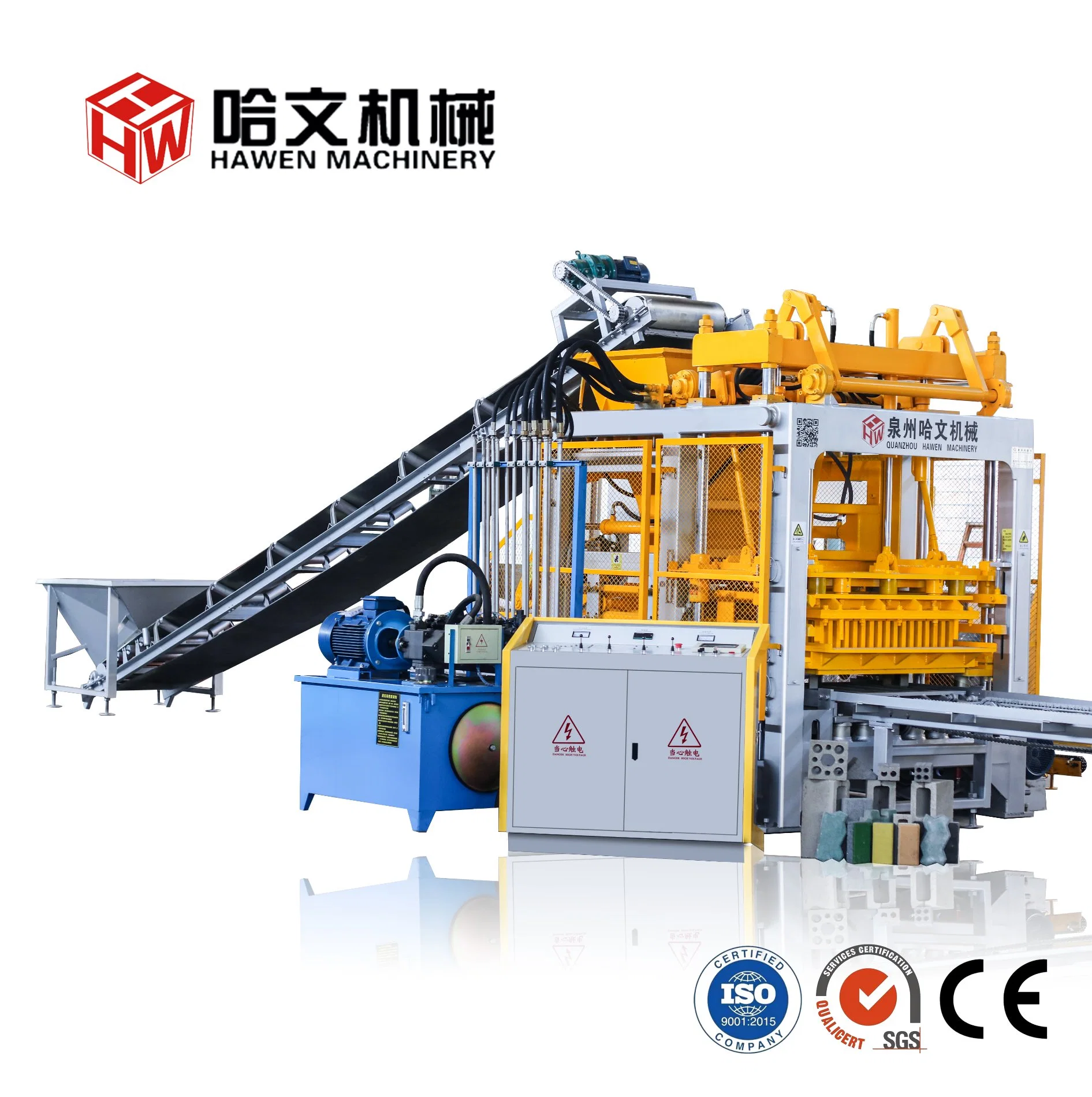 Automatic Block PC Curb Stone Machine Paver Making Machine Brick Making Machine