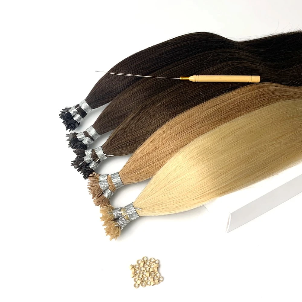 Wholesale/Supplier Promotion Russian Nano Stick Y Tip Hair Extensions Human Hair