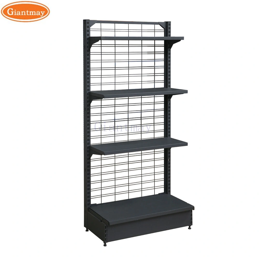 Giantmay Retail Produce Display Stand Black Display Shelves for Retail Stores