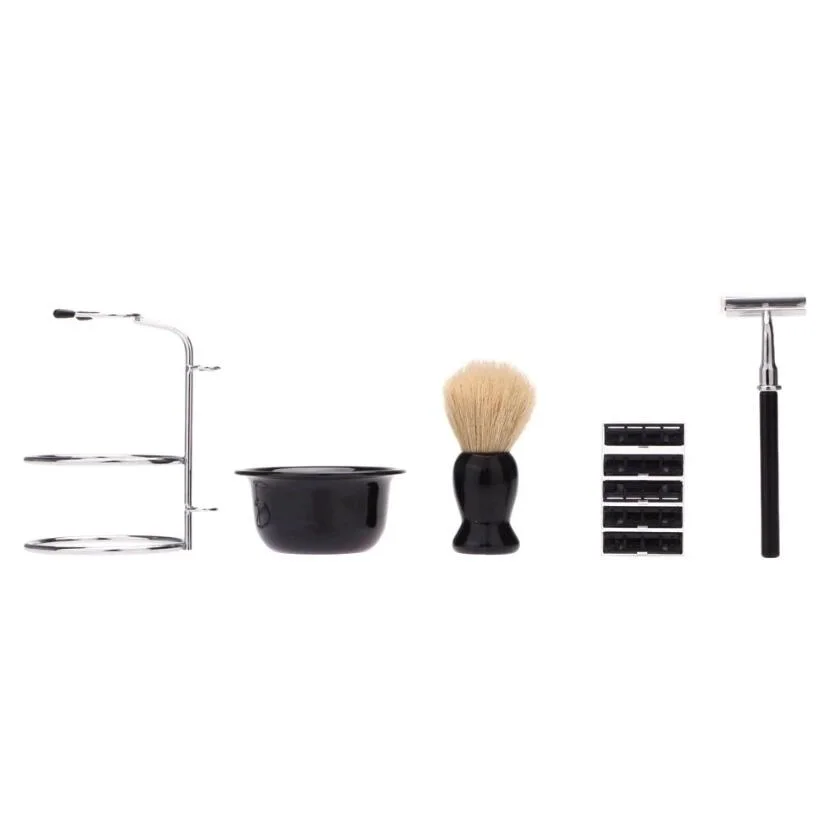 Newest Hair Safety Razor with Shaving Brush Set