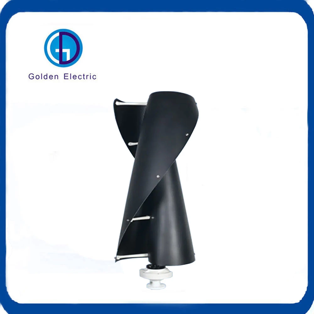 High Efficiency 200W/300W/400W/500W/600W/800W 12V/24V 3 Phase Vertical Wind Turbine System Generator for Home