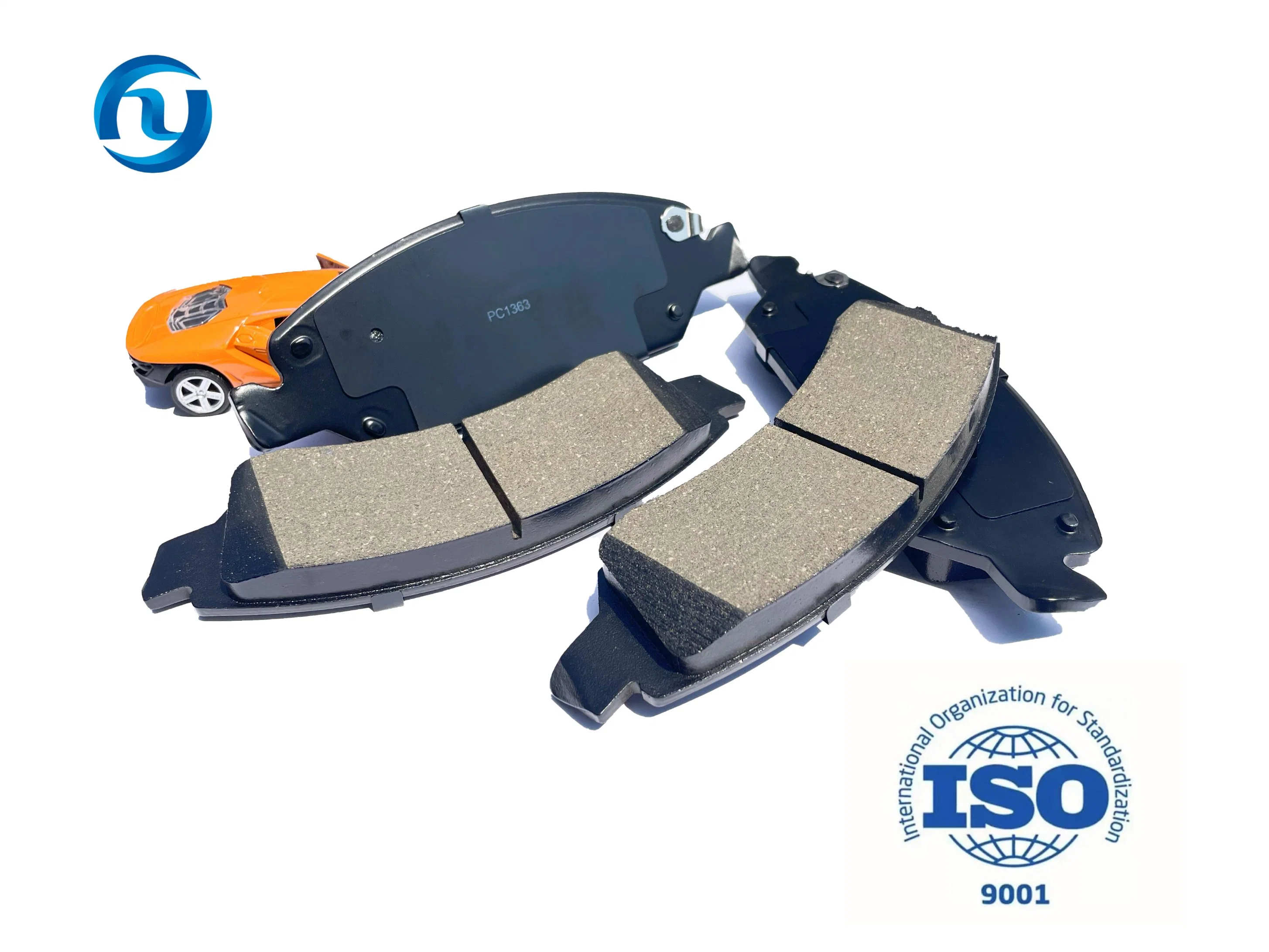 D1363 Manufacturer Price Auto Parts Front Rear Semi-Metal Brake Pad for Cadillac