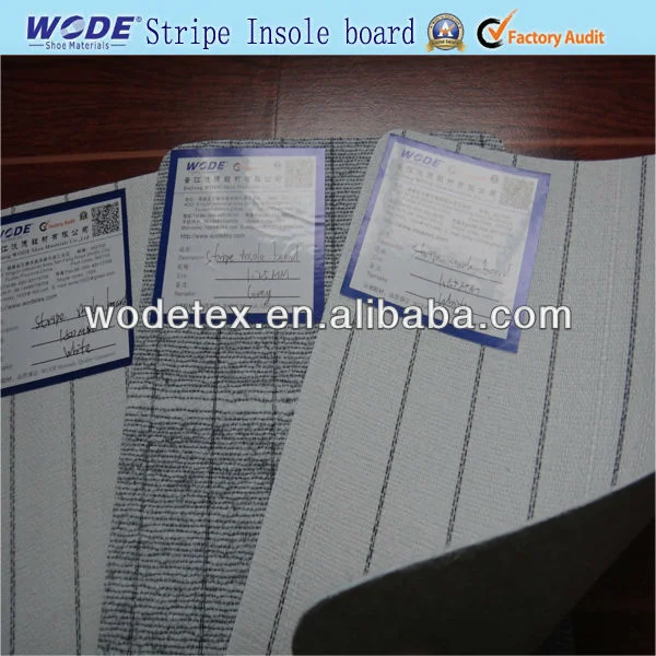 Footwear Raw Materials Stoble Insole Board with Good Flexibility