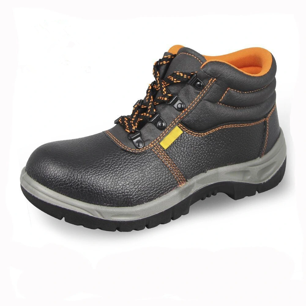 PU Waterproof Emossed Leather Safety Shoes