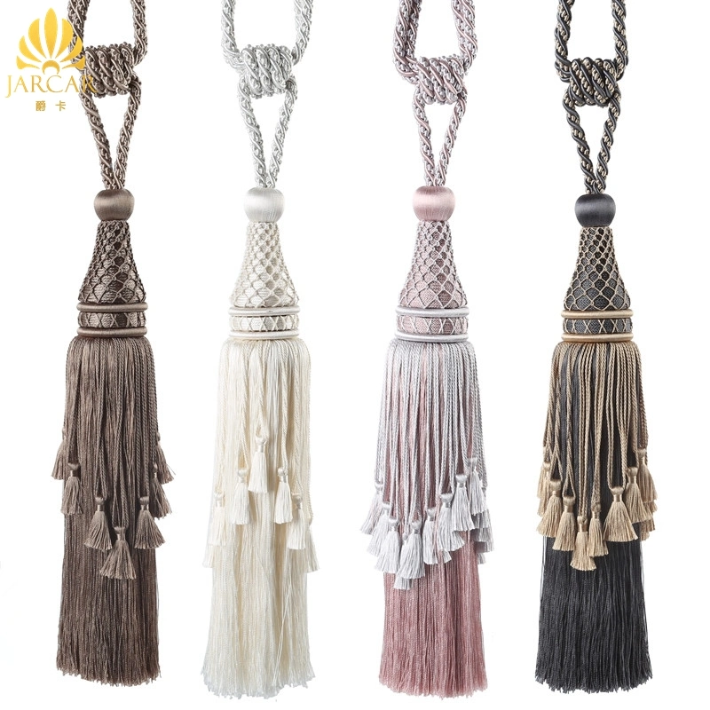 Super Quality Good Pirce Rayon Tassel Fringe Trimming Curtain Holdbacks Curtains Tiebacks Home Decorative Tassels Windows for Home Offic