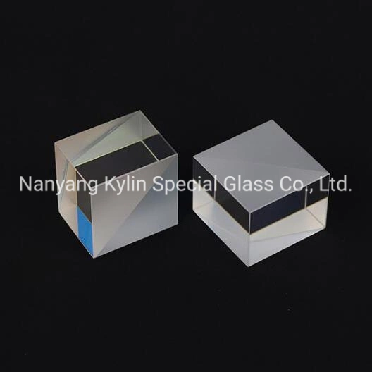 Broadband Optical Glass Fused Silica Beamsplitter Dielectric Cube Prism