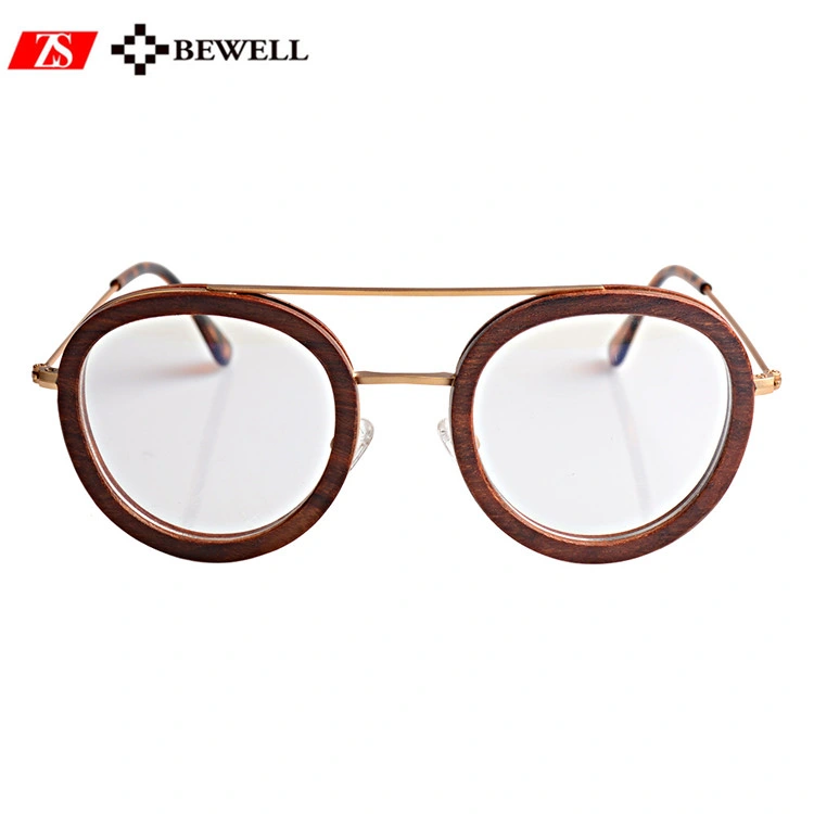 Fashion Lady Wooden Reading Glasses