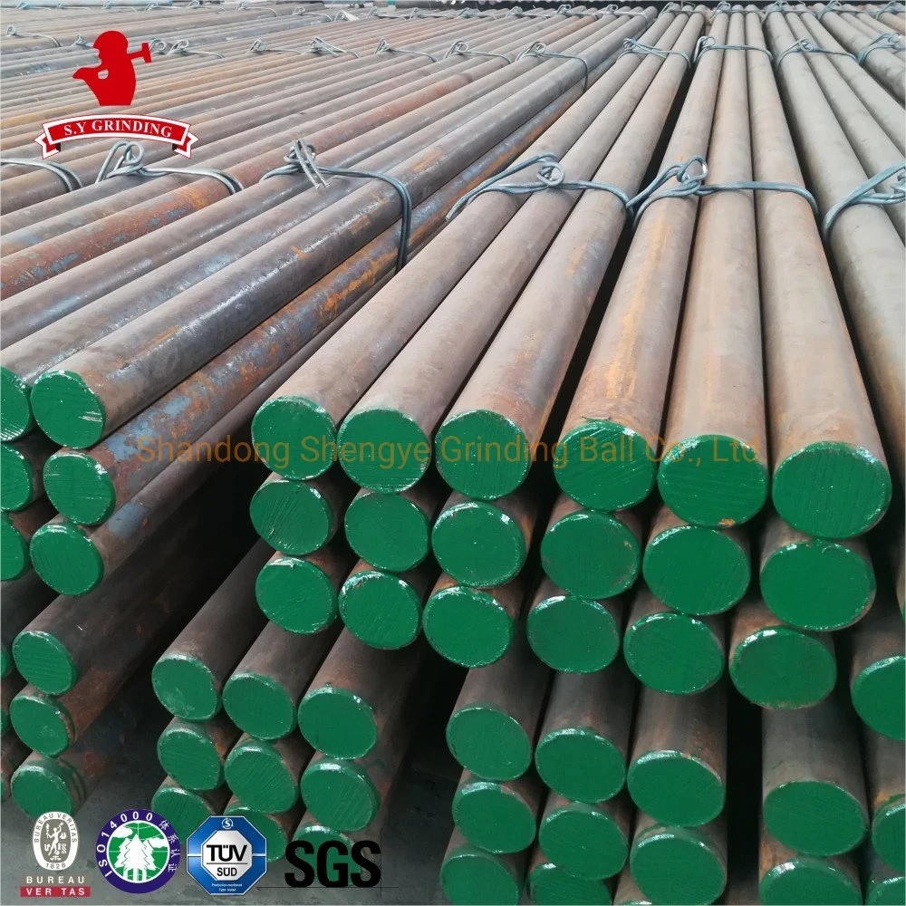 Hot Sale Hot-Rolled Steel Grinding Rods for Rod Mill