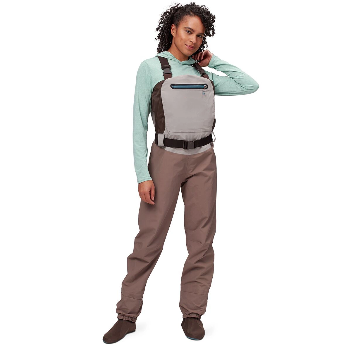 Fishing Chest Waders for Women with Boots, Breathable Waterproof Nylon Chest Wader