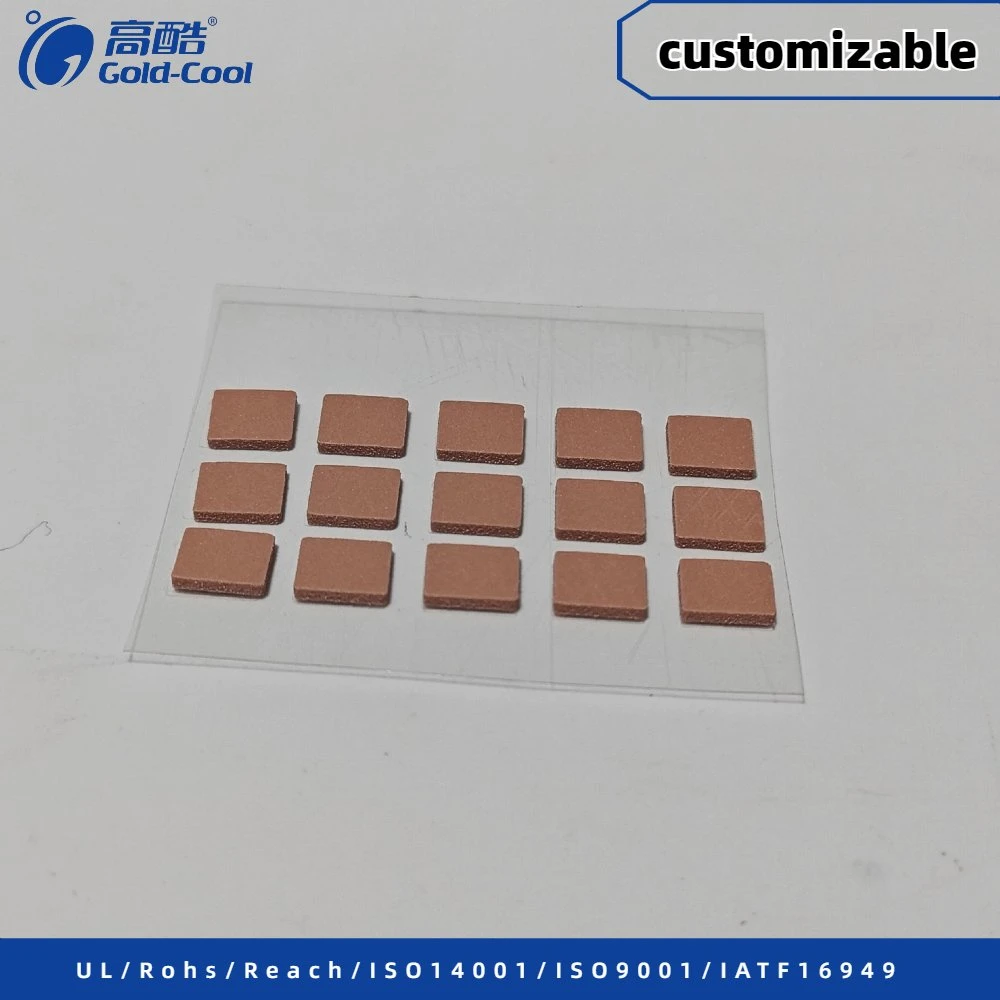 Customize Self-Adhesive Silicone Sheet CPU Cooling Chip IC Display Card Cooling Pad