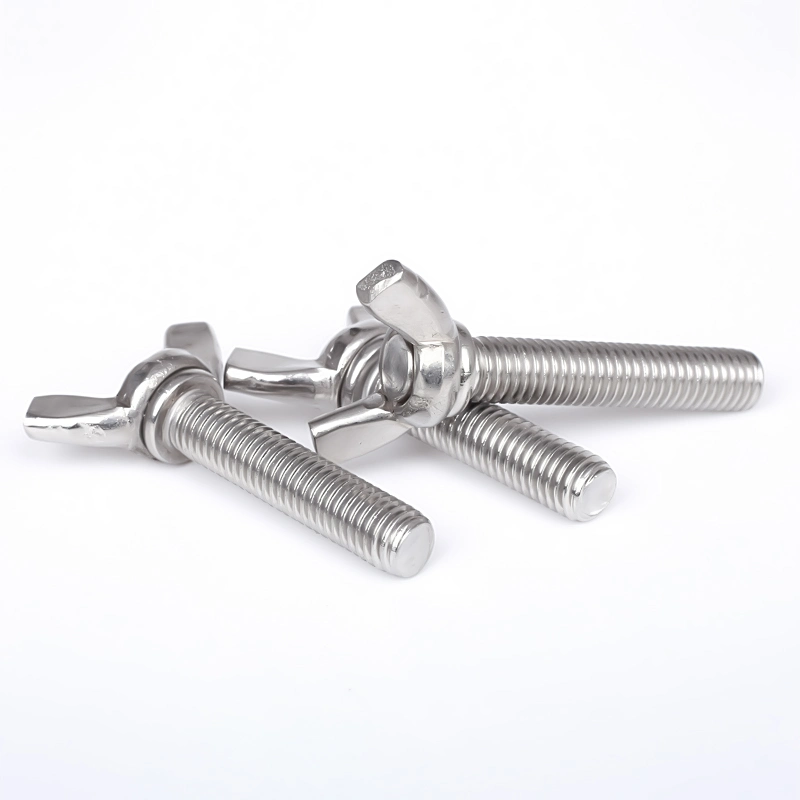 Wholesale/Supplier Factory Butterfly Bolt SS304 SS316 Stainless Steel Wing Bolt