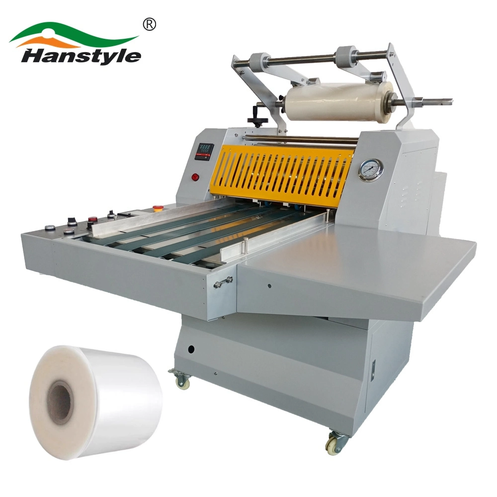 520mm Auto Break Electric Hydraulic Roll Laminator Auto Feed System Optional