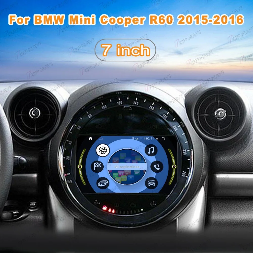 سيارة BMW Mini Cooper R60 2015 مقاس 7 بوصات لعام 2016 مشغل الملاحة GPS