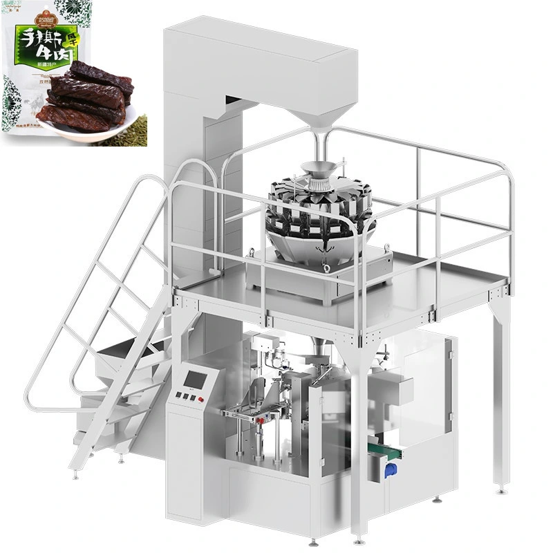 Mwellpack Multifunction Pillow Type Automatic Horizontal Solid Package Machine Pouch Food Packaging Machine Chocolate Apple Candy Chip Snack Packing Machine