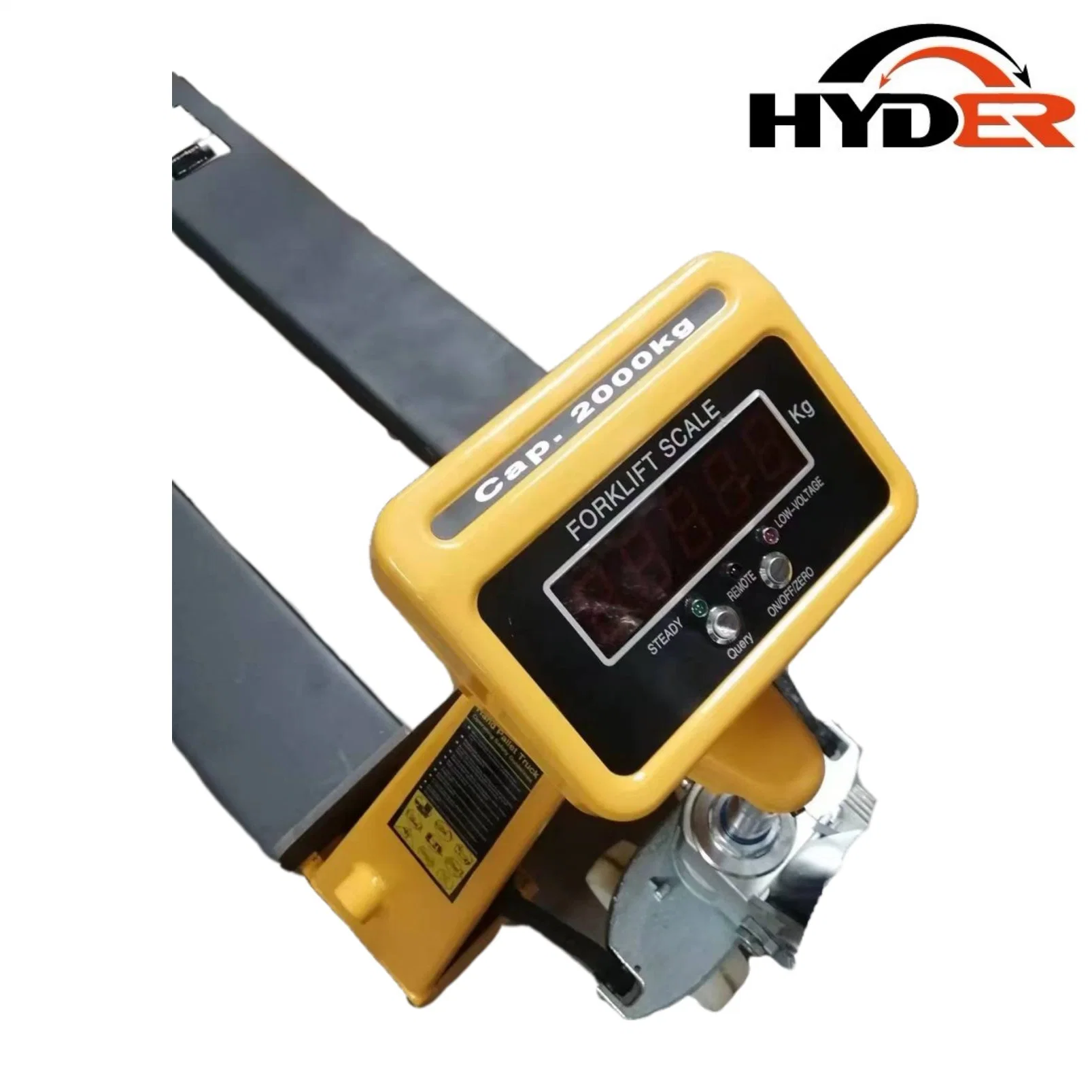 2000kg Hydraulic Pump Hand Manual Pallet Truck Jack Lead-Acid Electronic Scale