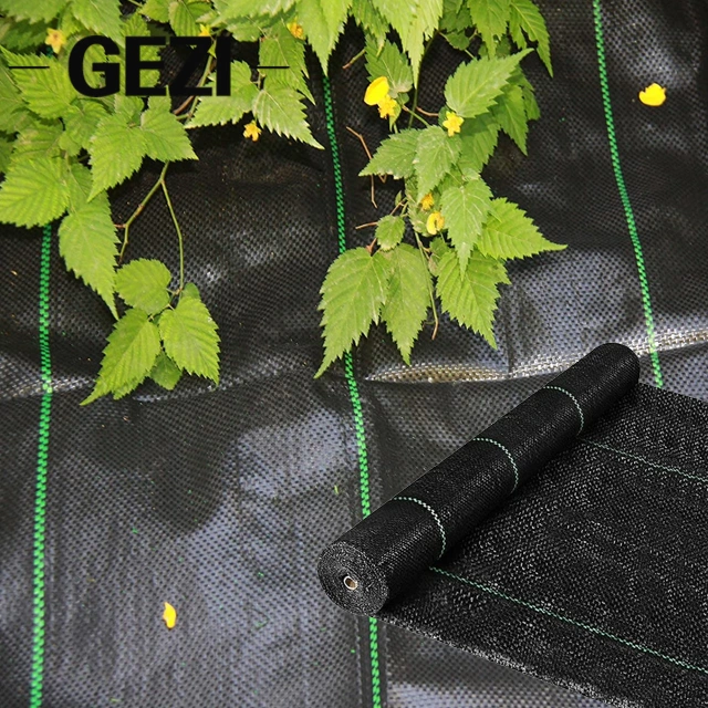 Black PP 100GSM Weed Mat to Stop Grass Growing