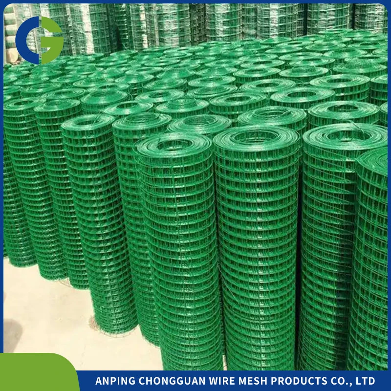 Factory Supply Price Weight Green or Black Color PVC Coated Welded Wire Mesh for Fence Wire Mesh 12 Mesh