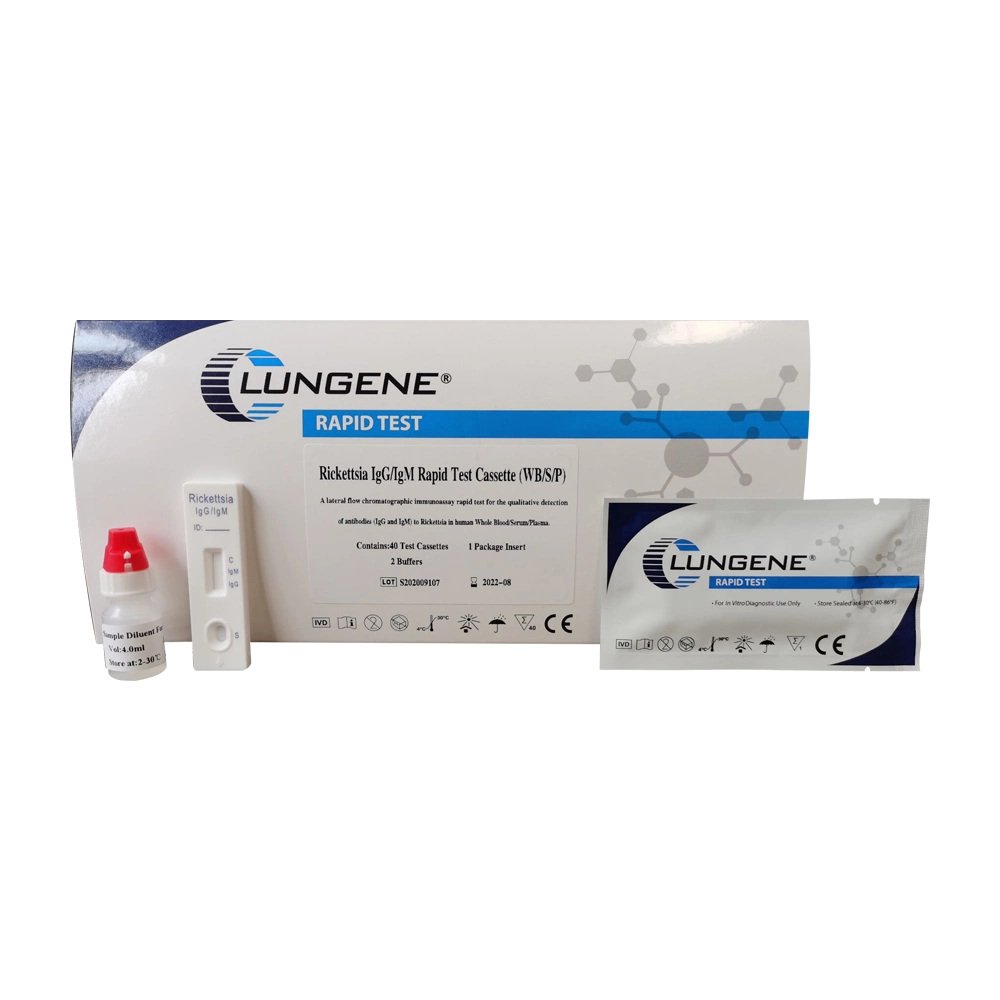 CE-zugelassenes Rickettsia IgG/IgM Rapid Vollblut/Serum/Plasma Diagnostic Test Kit