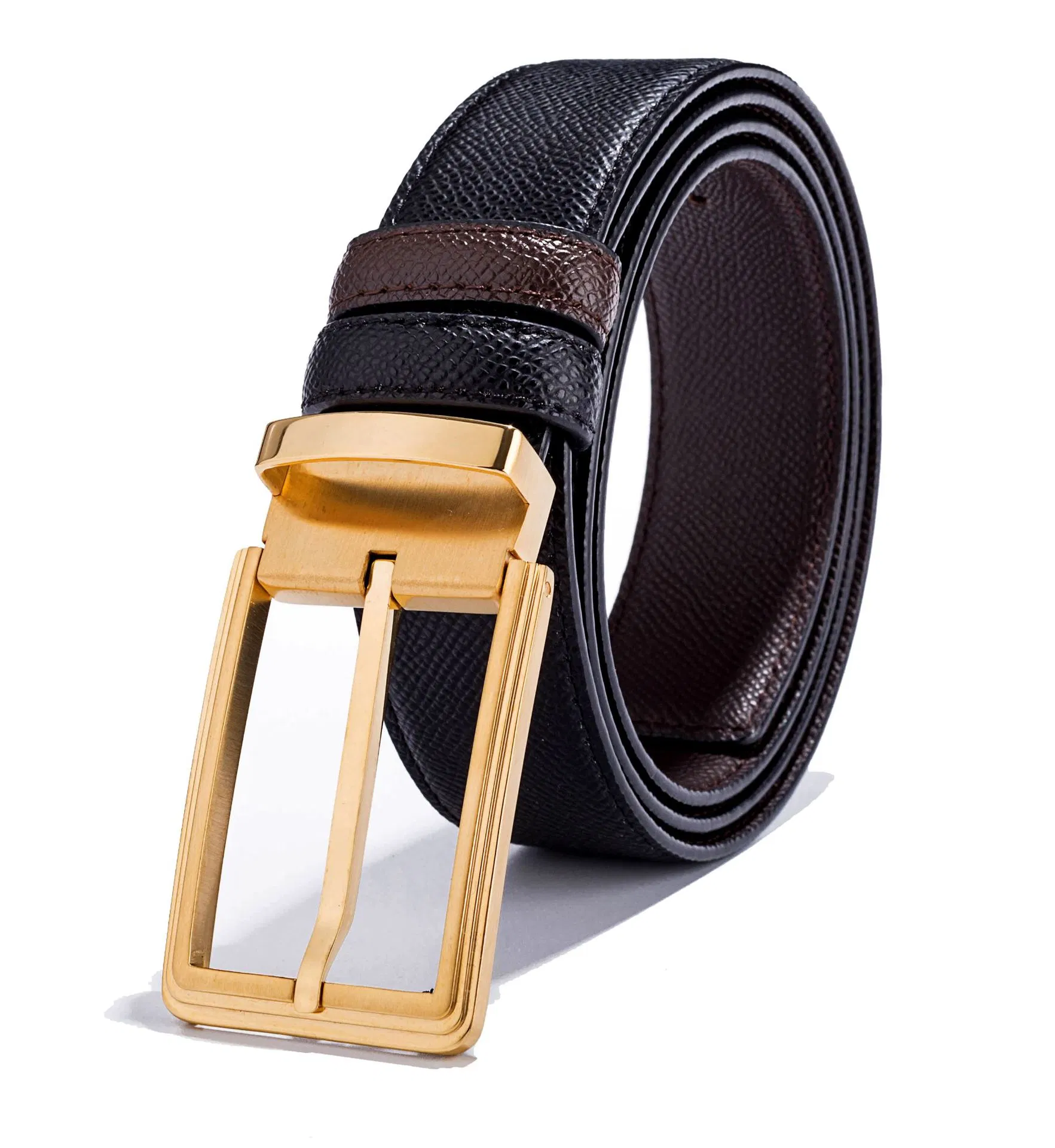 Custom Luxury Business Top Automatic Genuine Leather Men Fashion Belt Pin Genuine Leather Men Fashion Belt