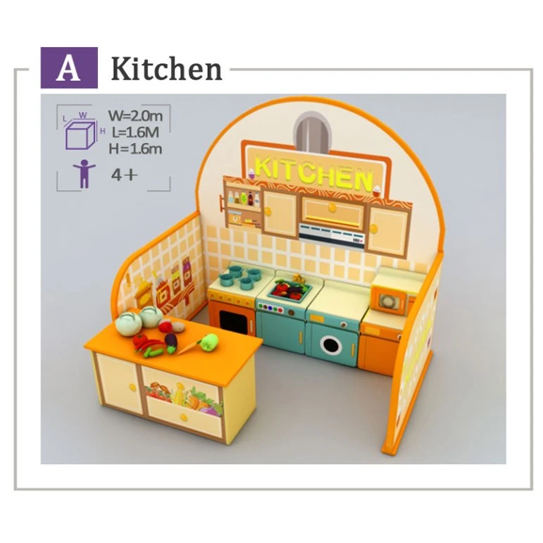 Kids Hospital Role Play House My Town Kids Toy Indoor Playground Equipment