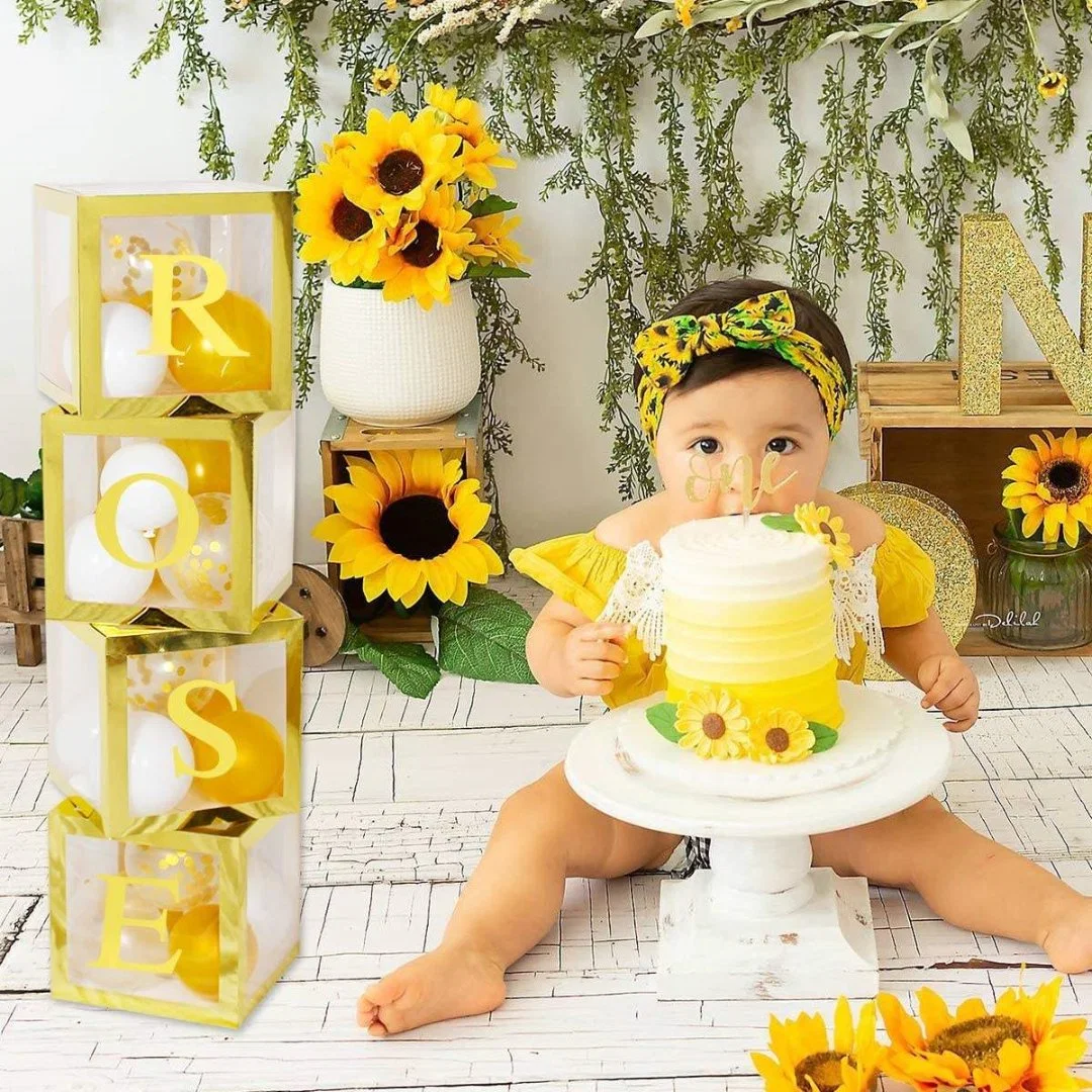 Transparent Box Baby Shower Decorations Baby Shower Party Decor Balloon Box