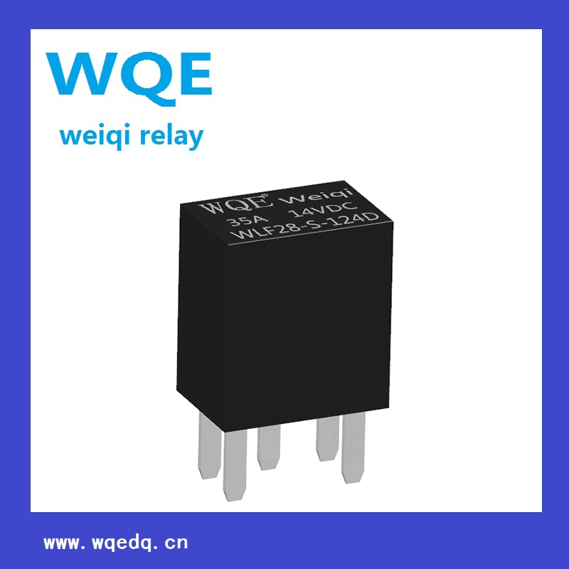 (WLF28) PCB Relay Auto Parts Auto Relays 40A Use for Automotive Fuel Pump, a / C Compression Clutch / Auto Control / Lighting Building / Speaker 4 Pins Rele