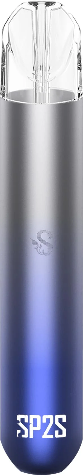 Sp2s Spring II Silver Blue Vape 400mAh 2ml E Liquid E Electronic Cigarette Non Disposable/Chargeable Vape for New Year