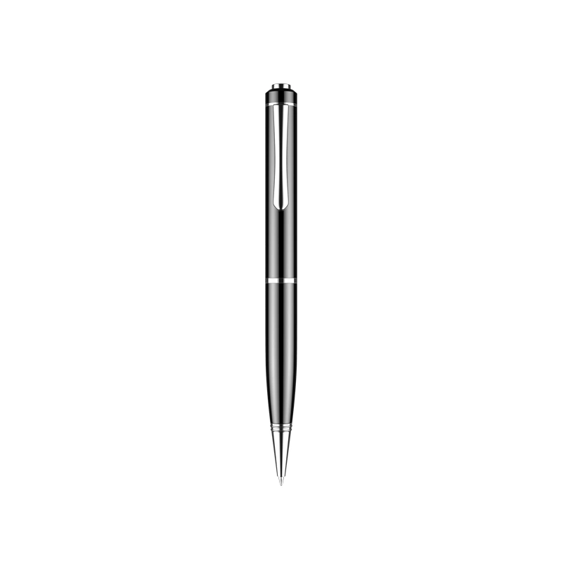 Stylo enregistreur vocal noir de gros avec batterie rechargeable et haut Chargement rapide