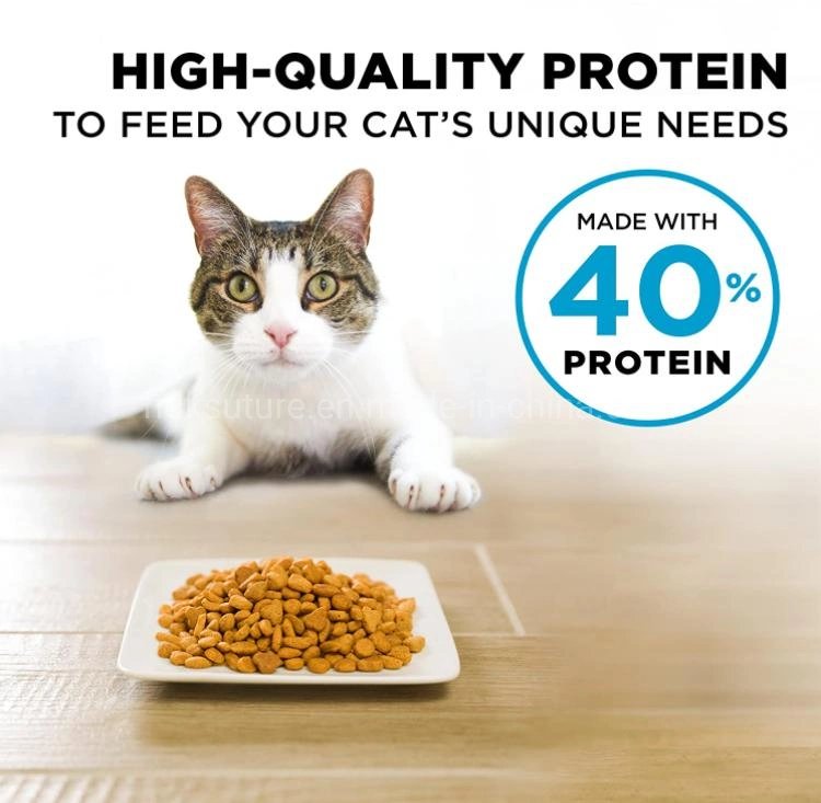 طعام طبيعي طازج من الحيوانات الأليفة من طعام الكلاب غذاء الحيوانات Cat Food مغذي Gluten Free High Protein Dry Pet Food