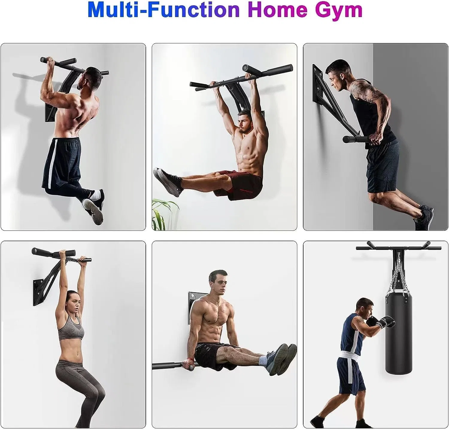 Pull up Horizontal Bar Exercise Machine Home Outdoor Sports Equipment Fitness Horizontal Bar