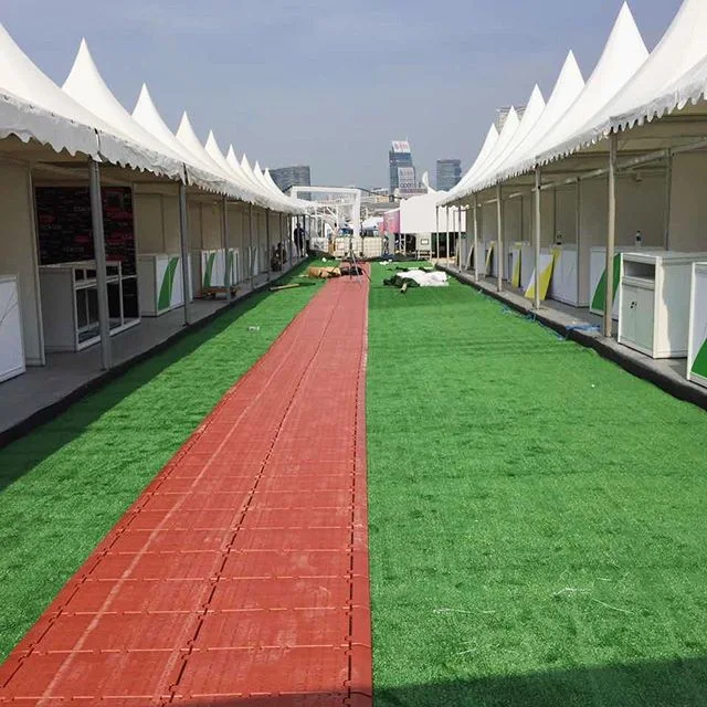 Portable Grass Protect Plastic PP Interlocking Tent Flooring Event Flooring Event Deck Portable Floor Modular Event Deck Flooring with Channel Decking Flooring