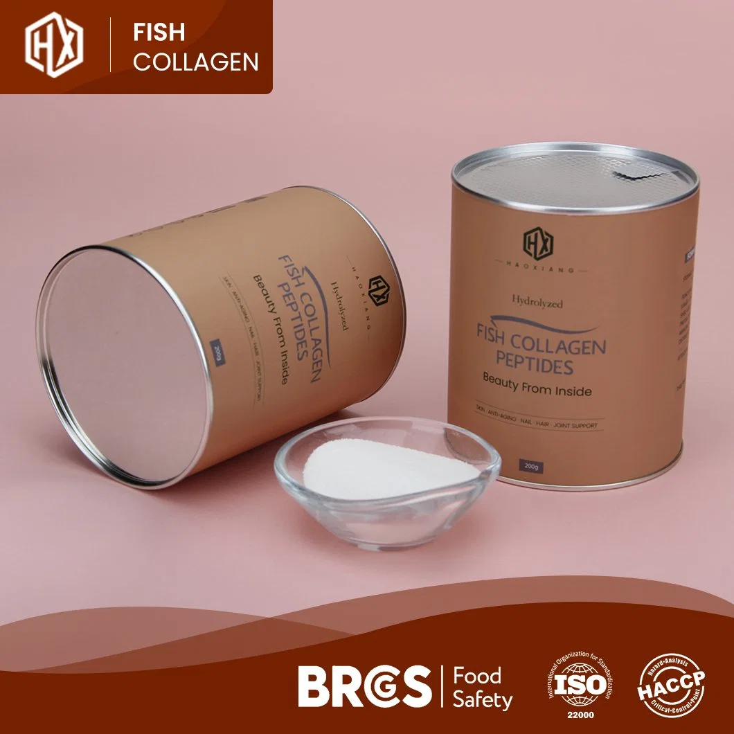 Taiwanmei China Manufacturers Wild Caught Marine Collagen Peptides Collagen II Powder Wholesale/Supplier Custom Cheap Price Quality Cod Skin-Marine Fish Collagen Powder