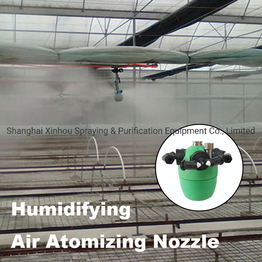 Automatic Dry Fog System Air Atomizing Spray Mini Humidifier Nozzle for Humidify