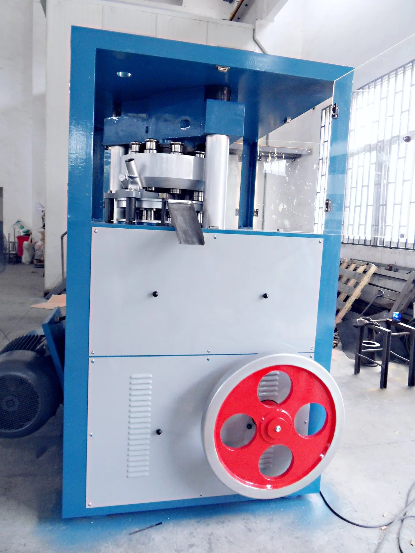 Factory Durable and Fully Automatic Hydraulic Single-Punch Granulating Tablet Large Rotary Tablet Press