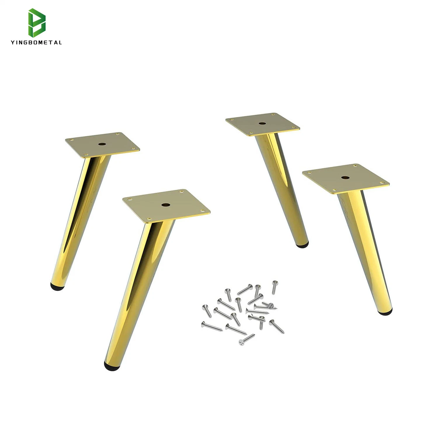 Preço barato Custom Golden Iron aço inoxidável Metal mobiliário hardware Acessórios de peças