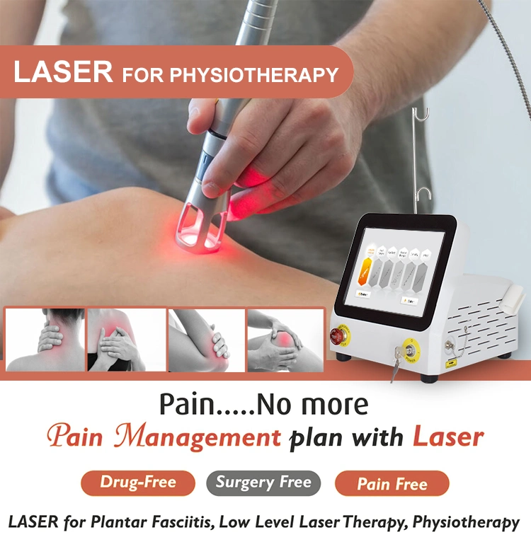 980nm Pain Relief Physiotherapy Class 4 Deep Tissue Therapeutic Laser Machine