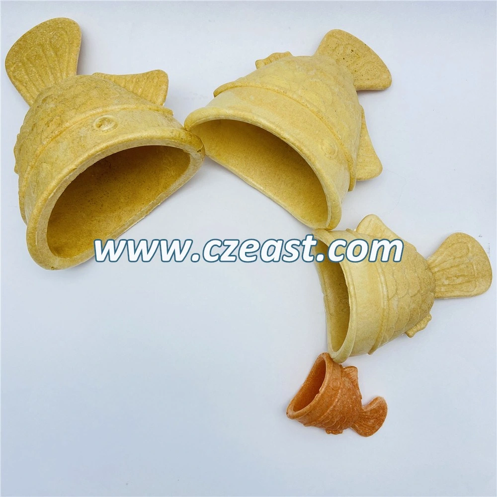 Small Fish Shaped Wafer Cone for Ice Cream