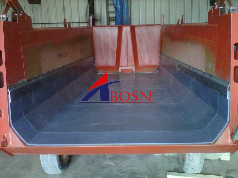 Wear Resistant Self Lubrication UHMWPE Plastic Bunker Liner Truck Bed Liner