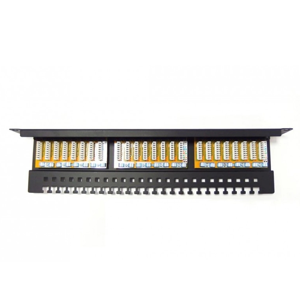 UTP CAT6 24 Ports Vertical Termination Patch Panel for 19inch Network Cabinet